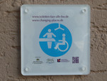 Kennzeichnung der Behindertentoiletten